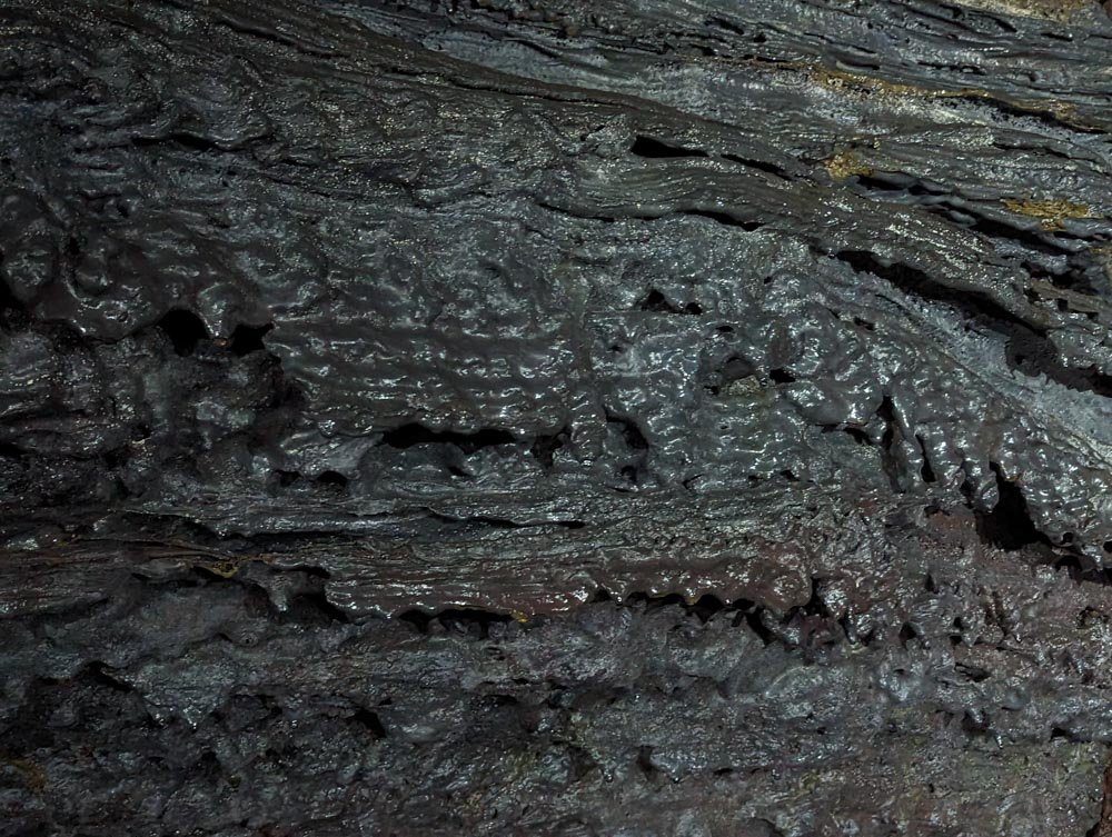 hollow spaces at the lava tunnel